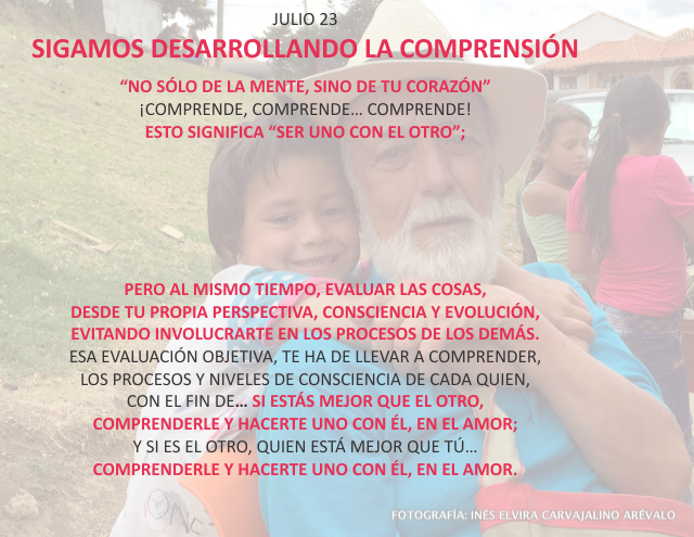 Sigamos desarrollando la comprensión